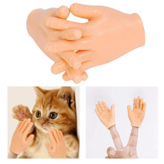 Funny Toys Adult Kid Halloween Finger Fidget Party Cat Pet Hand Palm Tiny Finger Hands Finger Puppets Finger Toys