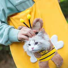 Pet Canvas travel Bag Shoulder outdoor carrier Bag Cats and Dogs Tote Bag Small Pet Carrier Bag Fashionable Breathable