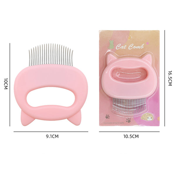 Pet Massaging Shell Comb For Relaxed Grooming Sessions