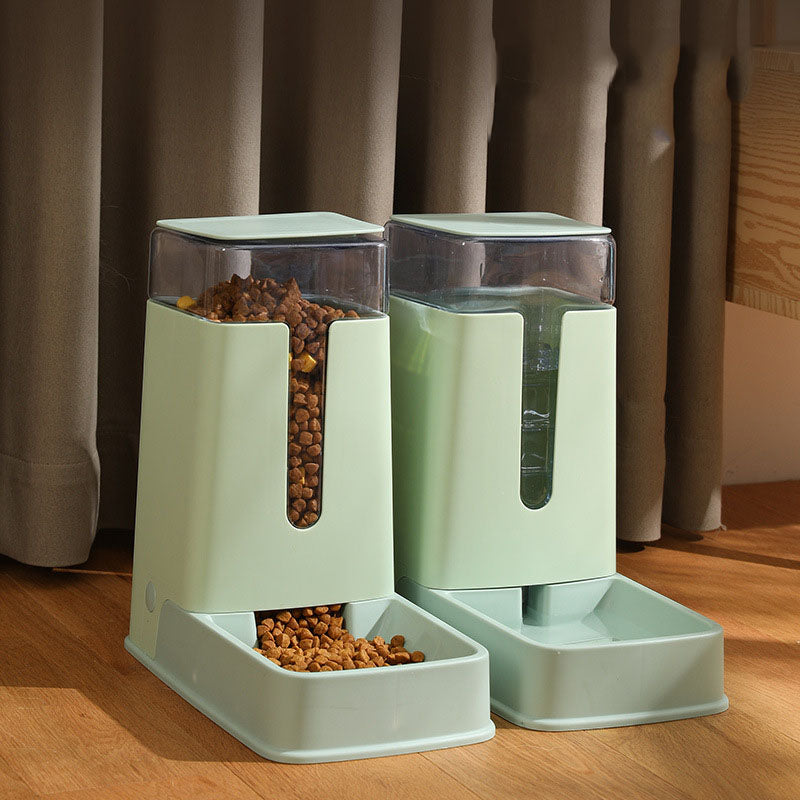 3.5L Auto Food Feeder Dispenser Dog Cat Bowl Feeder Large Capacity Dog Cat Water Food Feeding Pet Supplies Pet Fountain